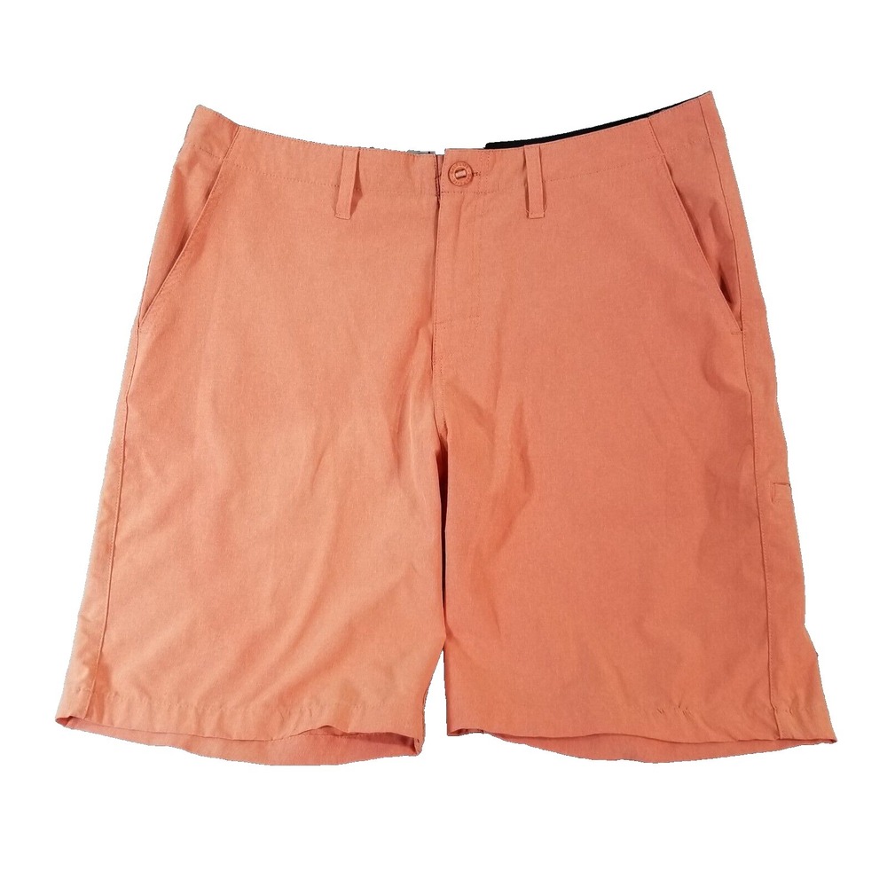 Salt Life SLX-QD hybrid shorts‎ men's 36x10 Orange Dri-Fit Flex stretch outdoor